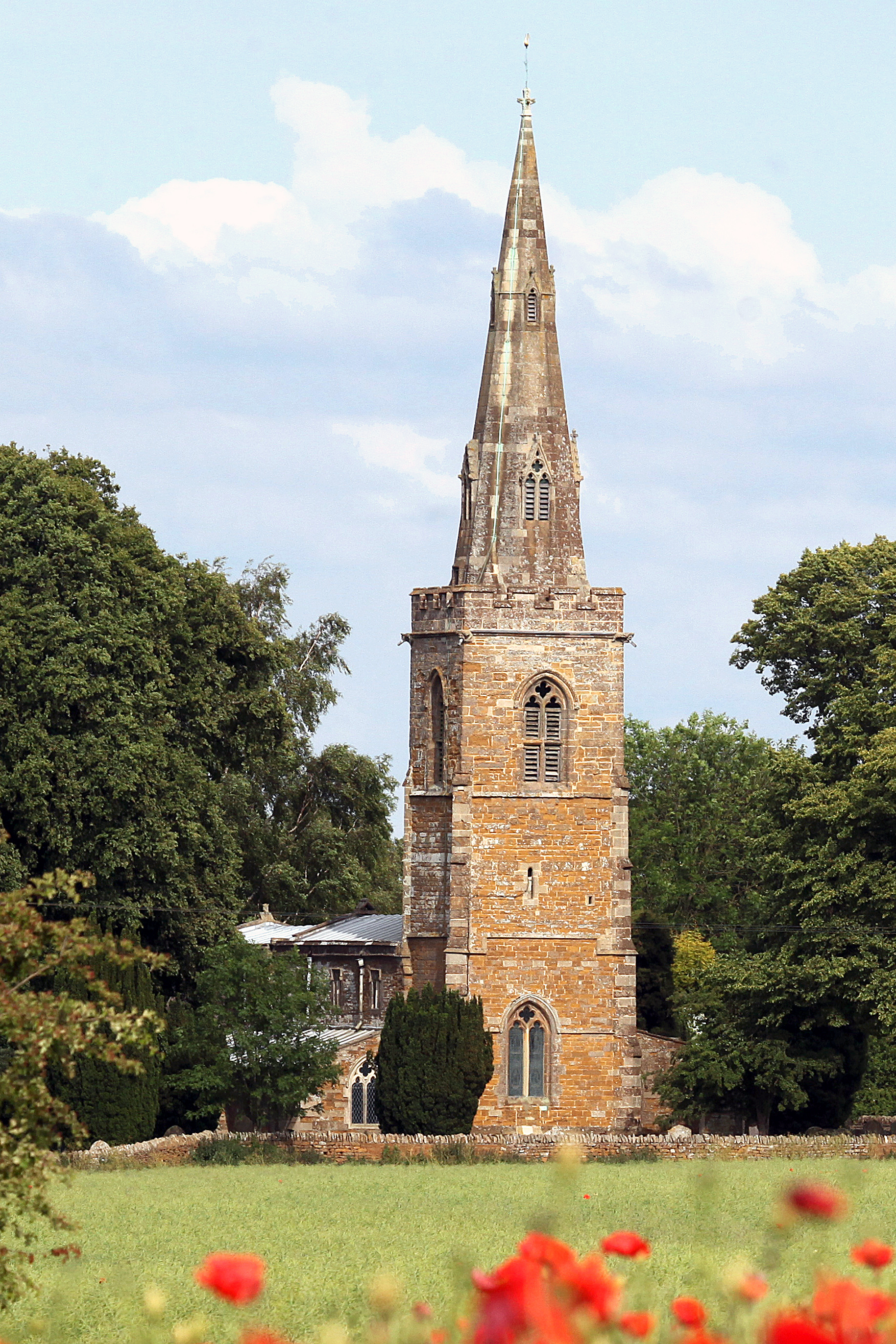 Preston Church and Poppies